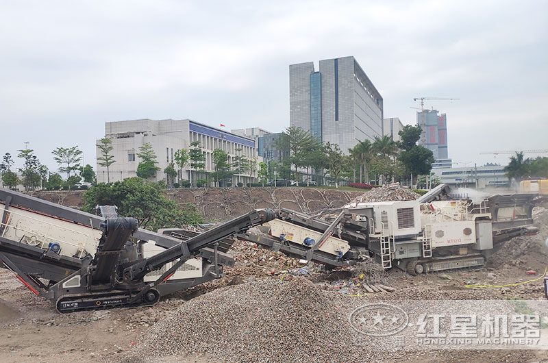 建渣處理現場(chǎng)實(shí)拍圖