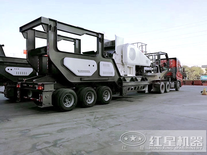 車(chē)載移動(dòng)打沙機車(chē)頭牽引下直接開(kāi)走