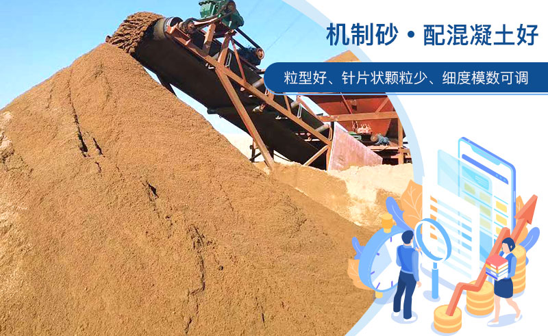 機制砂和河沙哪個(gè)配混凝土好？成套制砂設備多少錢(qián)？