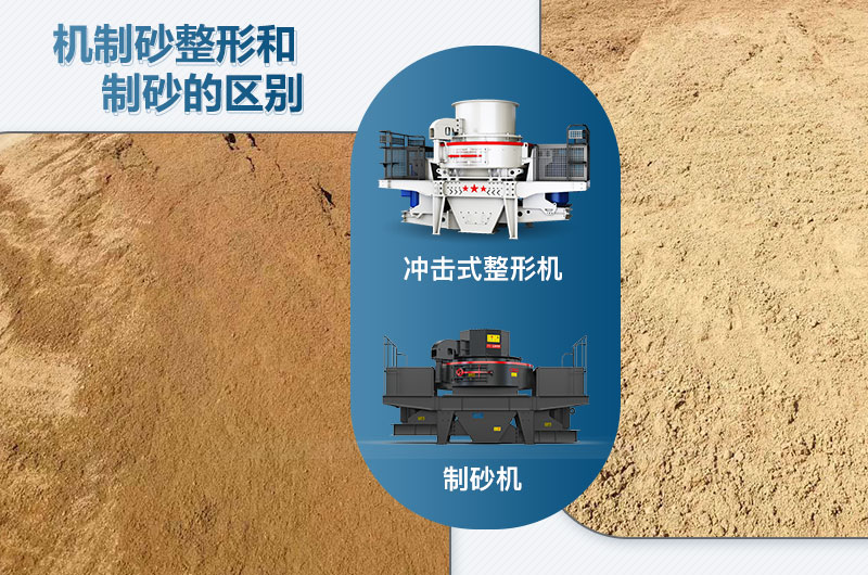 沖擊式整形機和制砂機的區別是什么？