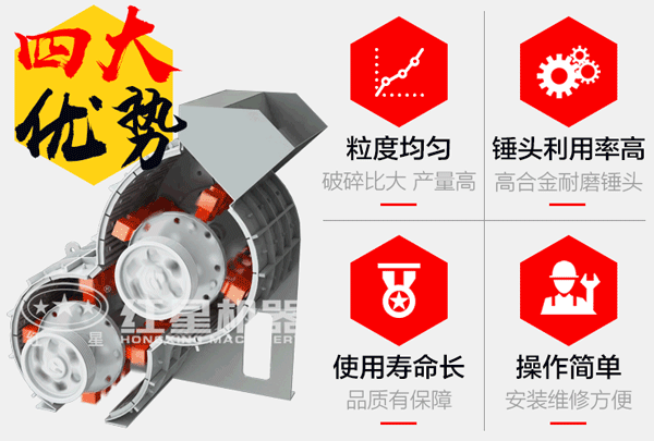 煤矸石粉碎機優(yōu)勢特點(diǎn)羅列