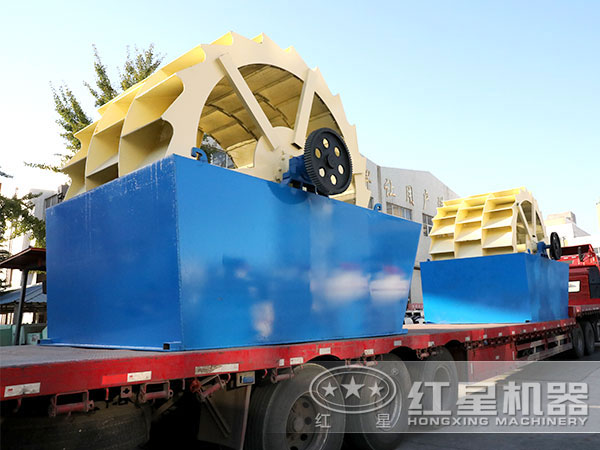 3020輪式洗砂機裝車(chē)發(fā)貨中