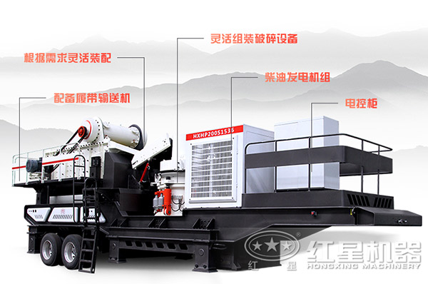 汽車(chē)流動(dòng)破石機的組成