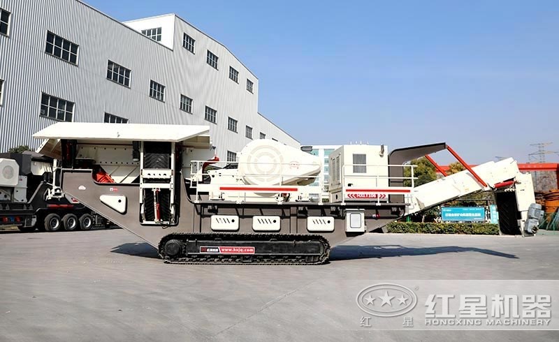 大型采石場(chǎng)用以柴油為動(dòng)力的履帶破碎機更高產(chǎn)、環(huán)保