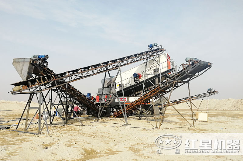 鋼筋混凝土破碎用什么機器？建筑垃圾移動(dòng)破碎站剛剛好