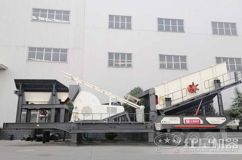 與給料機、破碎機一起搭載的新型車(chē)載可移動(dòng)篩砂機