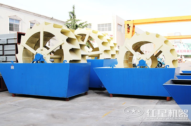 一天能洗3000噸的3020輪斗式洗砂機，以高產(chǎn)威震四方