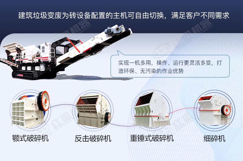 建筑垃圾變廢為磚設備多種配置滿(mǎn)足多種需求
