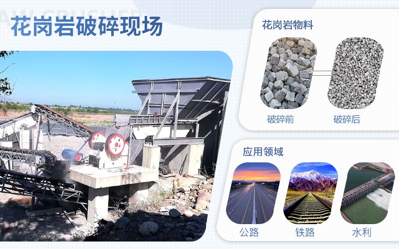 花崗巖破碎用什么機器？配置一套花崗巖破碎設備需要多少錢(qián)?