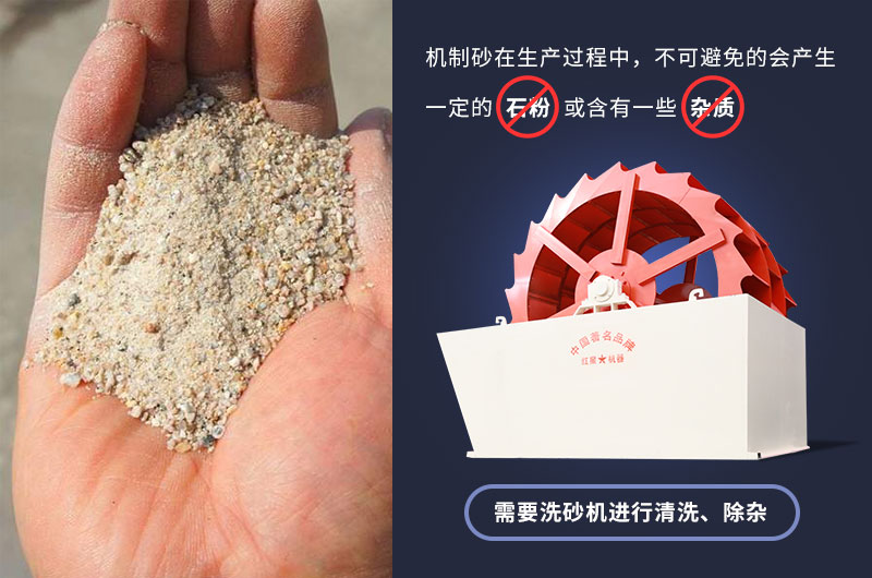 洗砂機可大大提高砂石質(zhì)量，在制砂生產(chǎn)中發(fā)揮著(zhù)巨大作用
